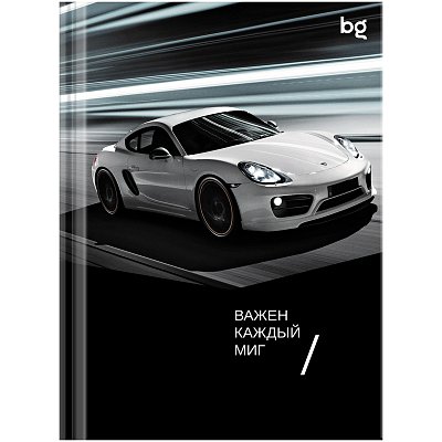 Бизнес-блокнот А6, 80л., BG «Гонки», глянцевая ламинация