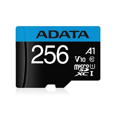 Карта памяти A-DATA MICROSDXC, 256GB, AUSDX256GUICL10A1-RA1