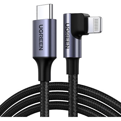 Кабель UGREEN US305 Угловой USB C - Lightning. (60763)