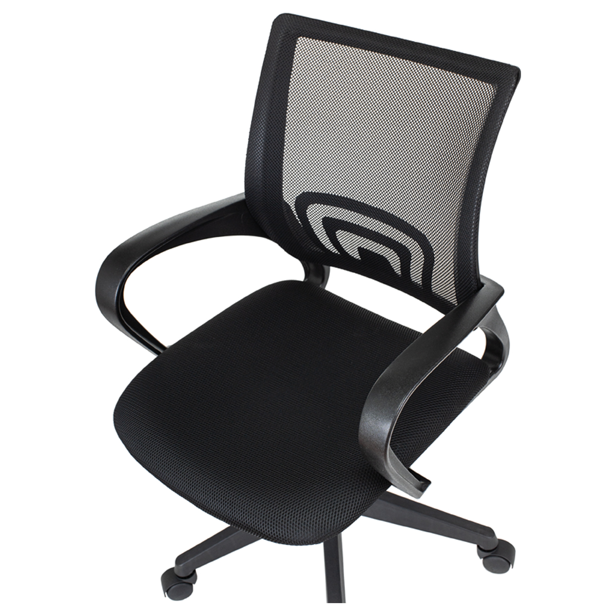 Space кресло оператора спинка сетка черная b01 сиденье ткань черная tw01