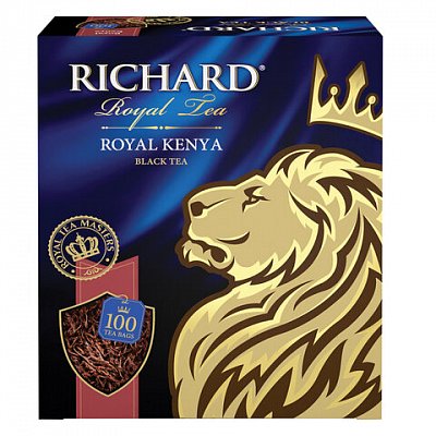Чай Richard Royal Kenya черный 100 пакетиков