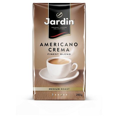 Кофе молотый Jardin Americano Crema 250 г (вакуумный пакет)