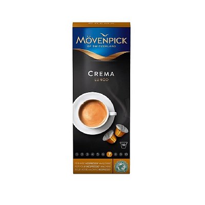 Кофе в капсулах для кофемашин Movenpick Lungo Crema (10 штук в упаковке)