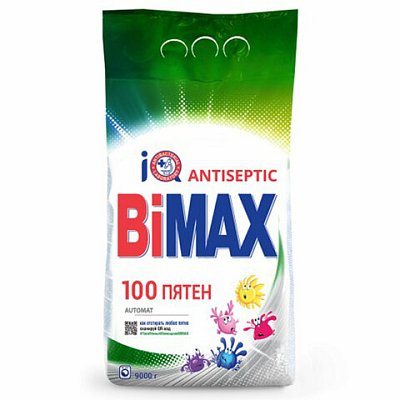 Стиральный порошок-автомат 9 кгBIMAX «100 пятен»