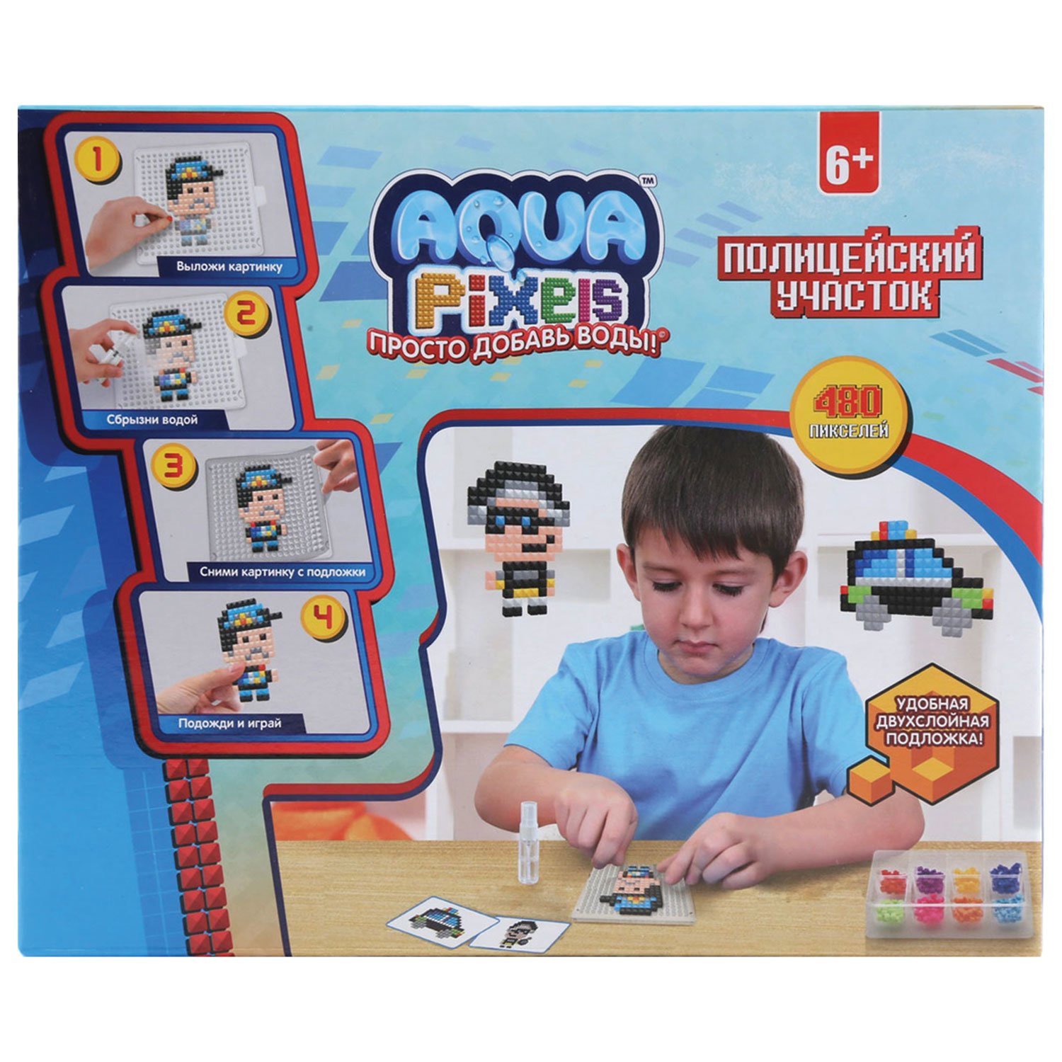 Мозаика Aqua Pixels «Полицейский участок», 480 деталей, 1TOY - купить в  Москве оптом и в розницу в интернет-магазине Deloks