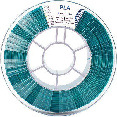 Катушка PLA пластик REC 1.75мм зеленый