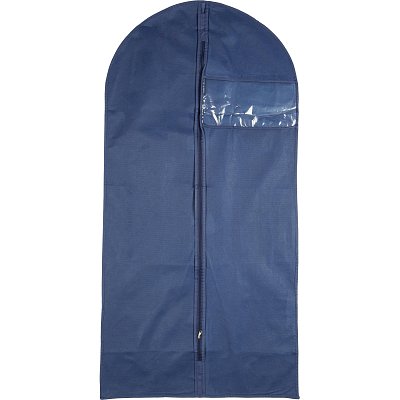 Чехол для одежды из спанбонда Luscan с окошком, 60×120см, синий, HD-HH009
