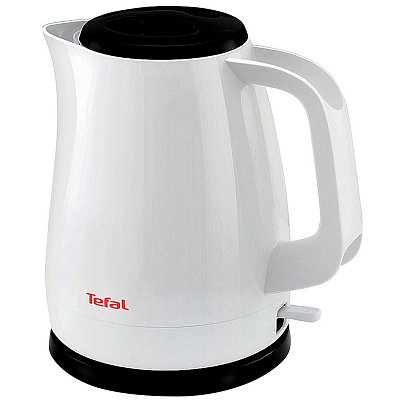 Чайник электрический Tefal KO150130, 1.5л, 2400Вт, пластик, белый