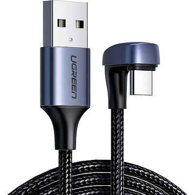 Кабель UGREEN US311 угловой USB C - USB A 2.0. (70313)