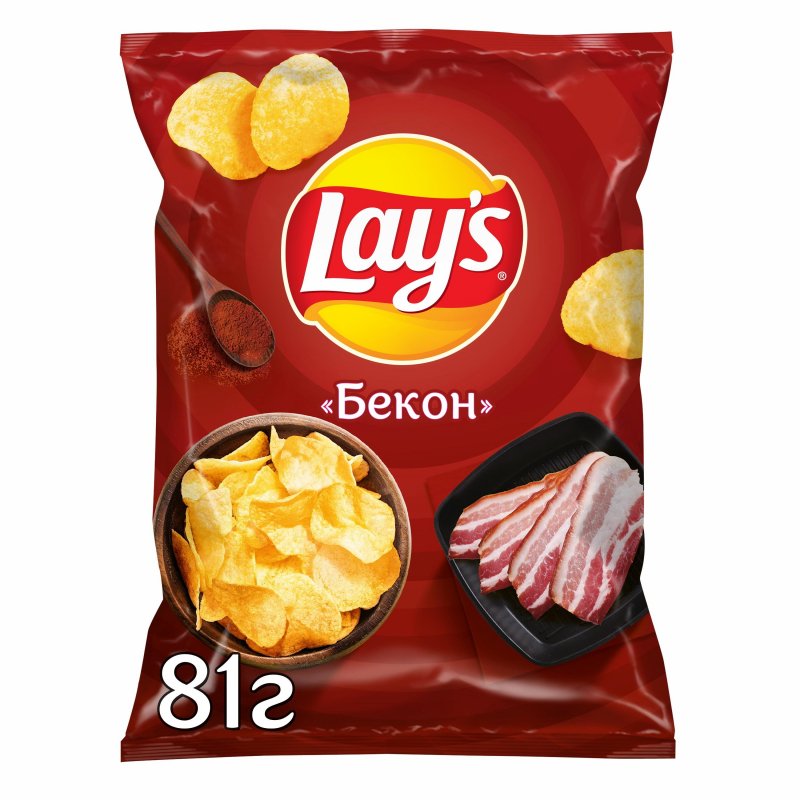 Чипсы Lays Из печи, лисички в сметане, 85 г