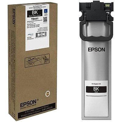 Чернила Epson T9441 C13T944140 черный для WF-C5xxx