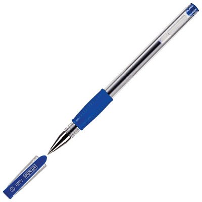 Ручка гелевая Attache Town 0,5мм с резин.манжеткой синий
