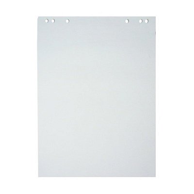 Блок бумаги для флипчарта белый 67,5х98 20 лист. 5 бл/уп 80гр.