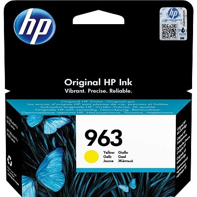 Картридж струйный HP 963 3JA25AE желтый оригинальный