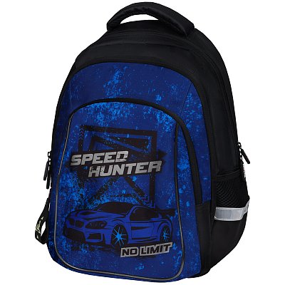 Рюкзак Berlingo Comfort «Speed hunter» 38×27×18см, 3 отделения, 3 кармана, эргономичная спинка