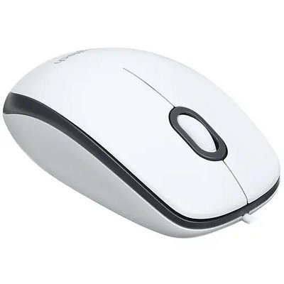 Мышь компьютерная Logitech M100R WHITE 910-005007