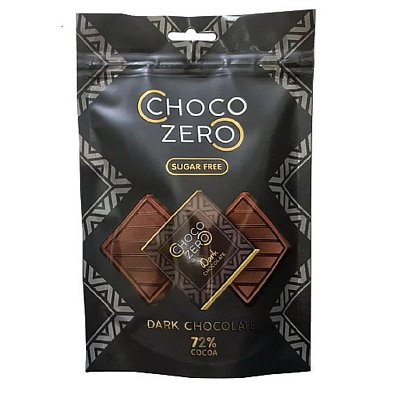 Шоколад порционный ChocoZero горький 72% без сах., 100г