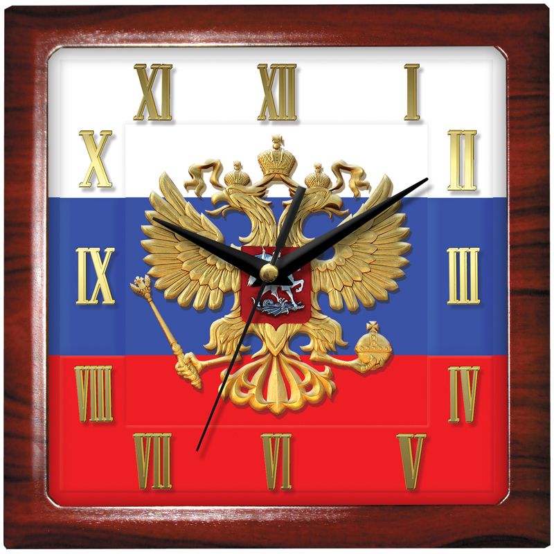 Часы с гербом россии
