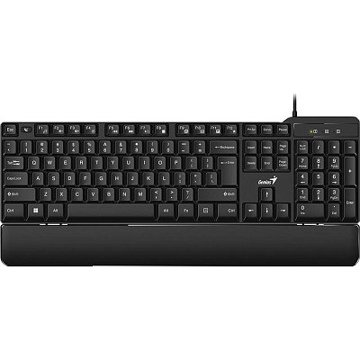 Клавиатура Genius KB-100XP, проводная мультимедийная, черный