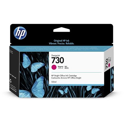 Картридж струйный HP 730 P2V63A пурпурный оригинальный