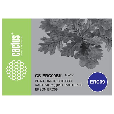 Картридж матричный Cactus ERC09BK чер. для Epson ERC09