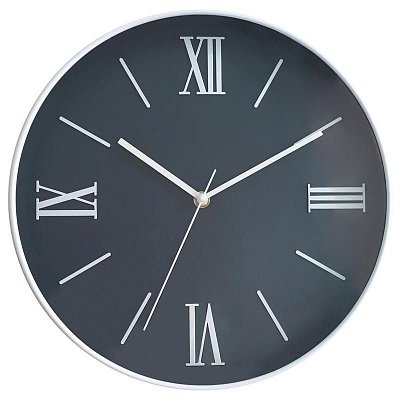 Часы настенные Clock Dark Blue (30.6×30.6×4.5 см)