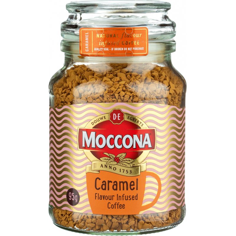 Кофе макона. Кофе Moccona 95г. Кофе Moccona Caramel. Маккона карамель кофе. Кофе Moccona с ароматом карамели,.