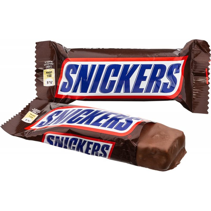 Snickers шоколадный батончик 160г