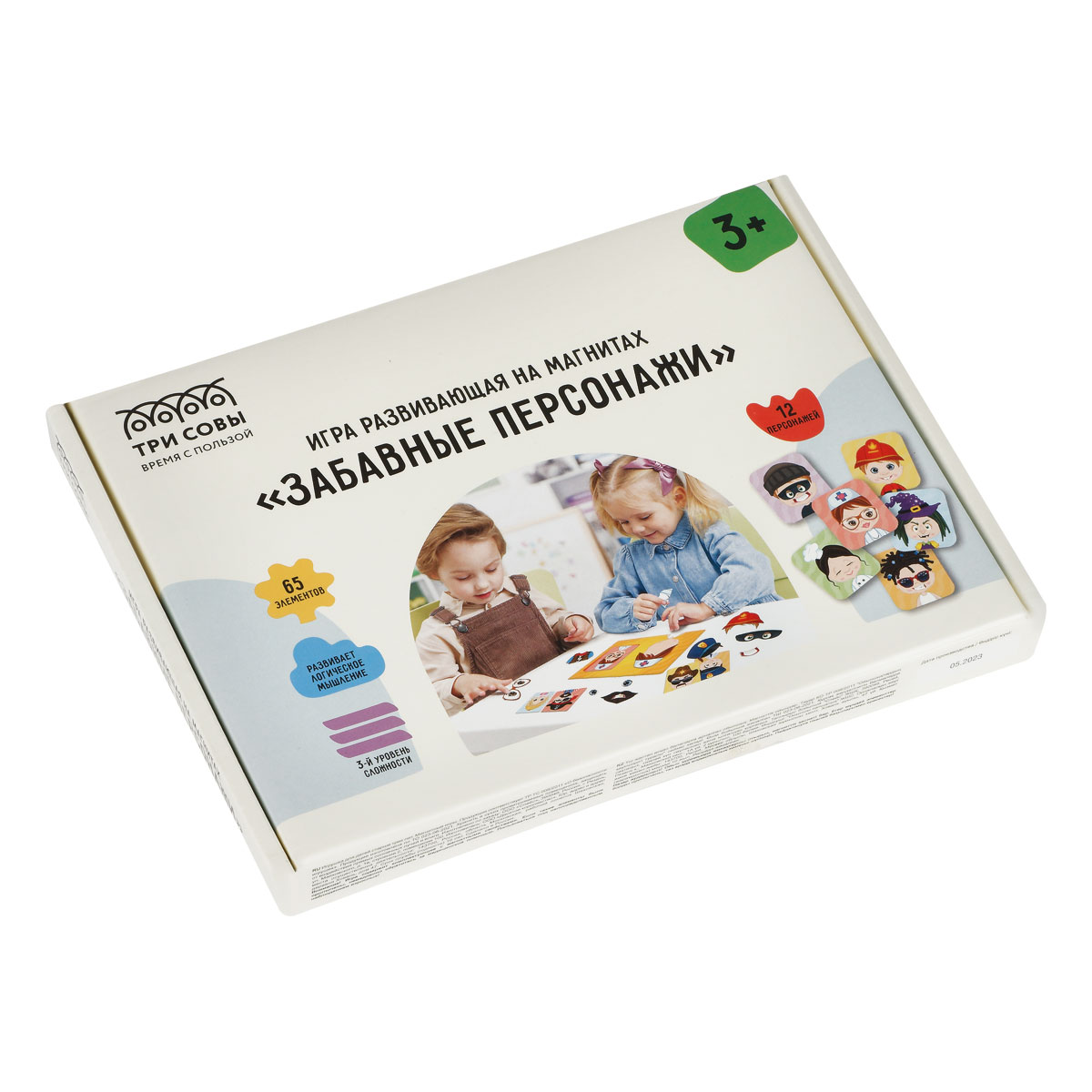 Игра развивающая на магнитах ТРИ СОВЫ «Забавные персонажи», 65 эл. - купить  в Москве оптом и в розницу в интернет-магазине Deloks