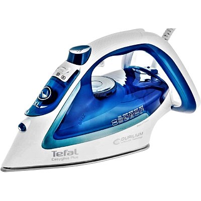 Утюг Tefal FV5736E0 2500Вт, белый/синий, автооткл