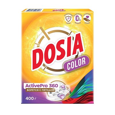 Порошок стиральный DOSIA Optima Color, 400гр
