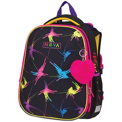 Ранец Berlingo Expert «Neon fashion» 37×28×16см, 2 отделения, 2 кармана, анатомическая спинка