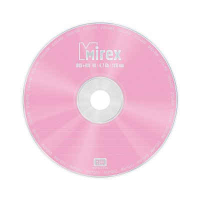 Диск DVD+RW 4x Mirex Slim/1 UL130022A4S