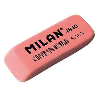 Ластик Milan 4840 каучуковый розовый