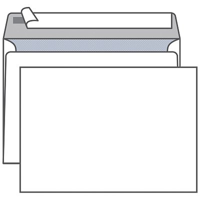 Конверт C4, KurtStrip, 229×324мм, б/подсказа, б/окна, отр. лента, внутр. запечатка