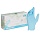 Перчатки медицинские смотровые нитриловые SFM нестерильные неопудренные голубые размер L (200 штук в упаковке)