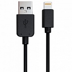 Кабель USB 2.0-Apple Lightning, 1 м, RED LINE, для подключения IPhone (IPad), черный