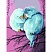 превью Картина по номерам на холсте ТРИ СОВЫ «Милая пара», 30×40, с акриловыми красками и кистями