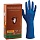 Перчатки латексные смотровые КОМПЛЕКТ 25 пар (50шт), повышенной прочности, размер L (большой), удлиненные, синие, SAFE&CARE High Risk