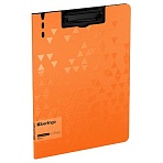 Папка-планшет с зажимом Berlingo «Neon» А4, пластик (полифом), 1800мкм, оранжевый неон