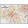 Настенная административная карта Москвы 1:26 тыс