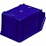 превью Ящик (лоток) универсальный полипропиленовый 250×148×130 мм синий