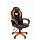 Кресло игровое Chairman «Game 16», экокожа черная/оранжевая, ткань TW черная, механизм качания