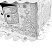 превью Картонный игровой развивающий Домик-раскраска «Новогодний», высота 130 см, BRAUBERG kids
