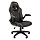Кресло игровое Chairman «Game 14», ткань черная/серая, механизм качания