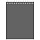 Блокнот А5 60л. на гребне BG «Для конференций», серый