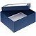 превью Коробка подарочная Teaser синяя 25.6×22.6×10.3 см