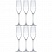превью Набор фужеров для шампанского Селест стекло 160 мл 6 штук в упаковке (артикул производителя L5829)