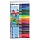 Фломастеры трехгранные BRAUBERG «PREMIUM»12 цветоввентилируемый колпачокПВХ-упаковка с европодвесом152193