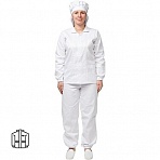 Куртка для пищевого производства женская у17-КУ белая (размер 56-58 рост 158-164)